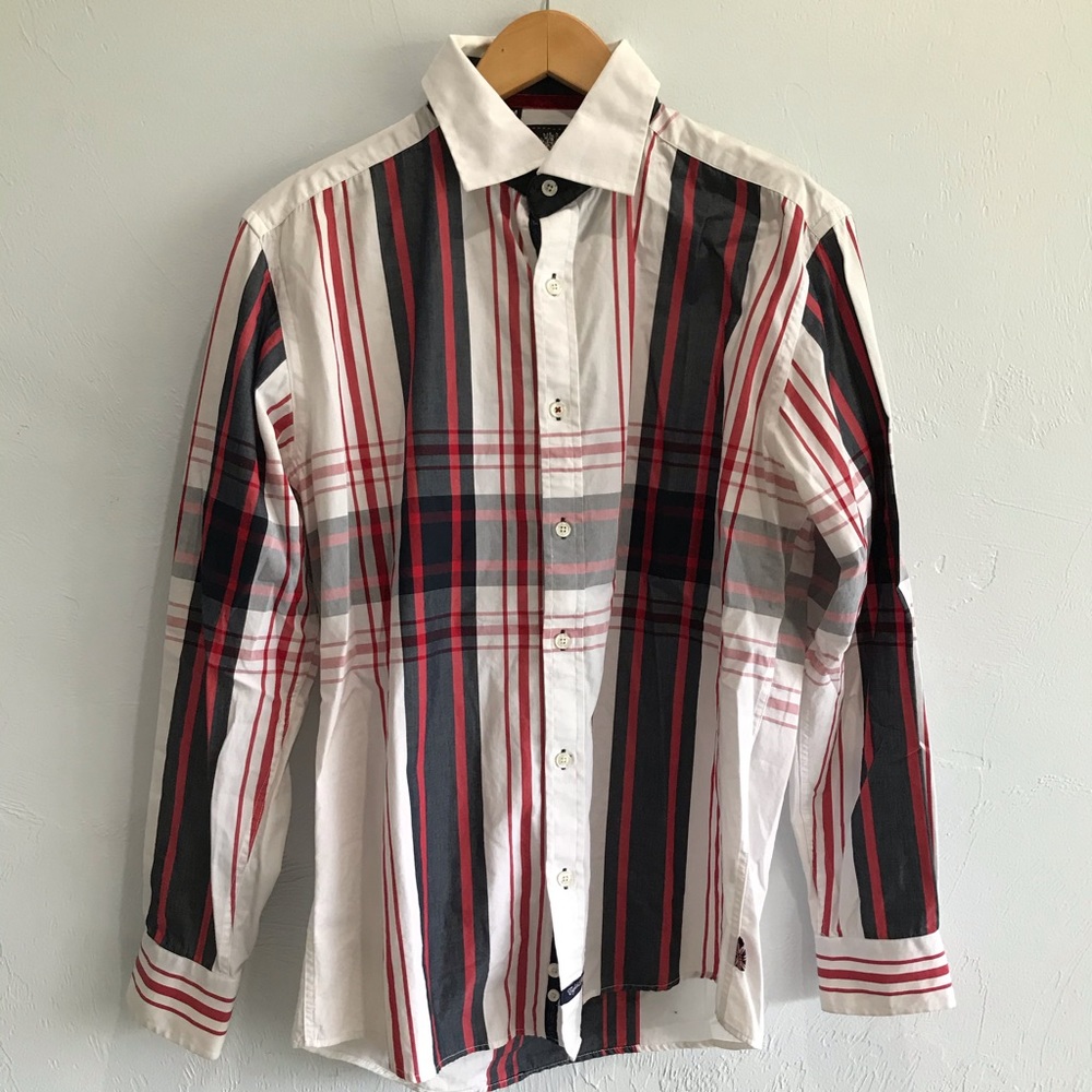 English Laundry Long Sleeve Button Up Dress Shirt